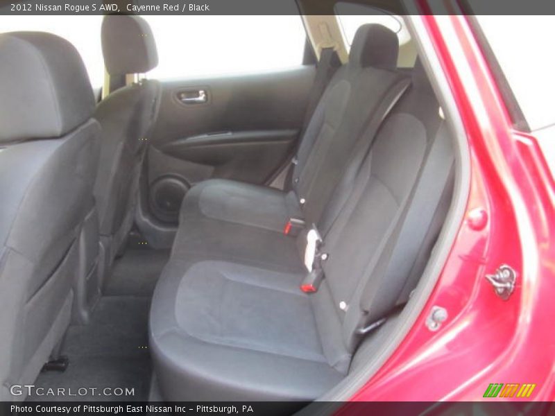 Cayenne Red / Black 2012 Nissan Rogue S AWD