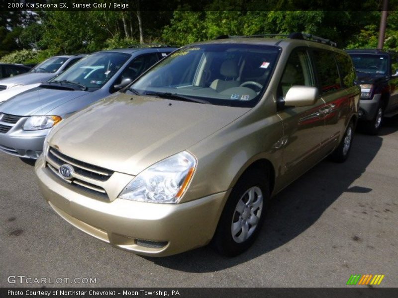 Sunset Gold / Beige 2006 Kia Sedona EX
