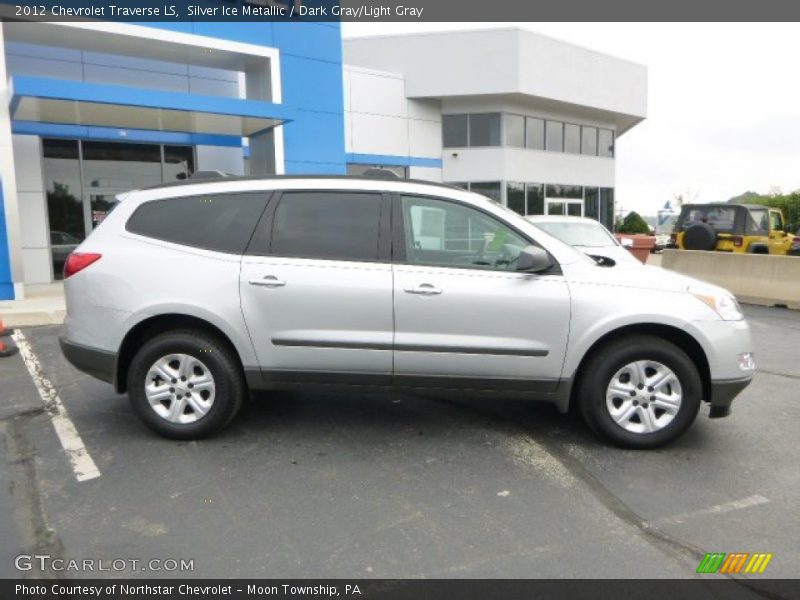 Silver Ice Metallic / Dark Gray/Light Gray 2012 Chevrolet Traverse LS