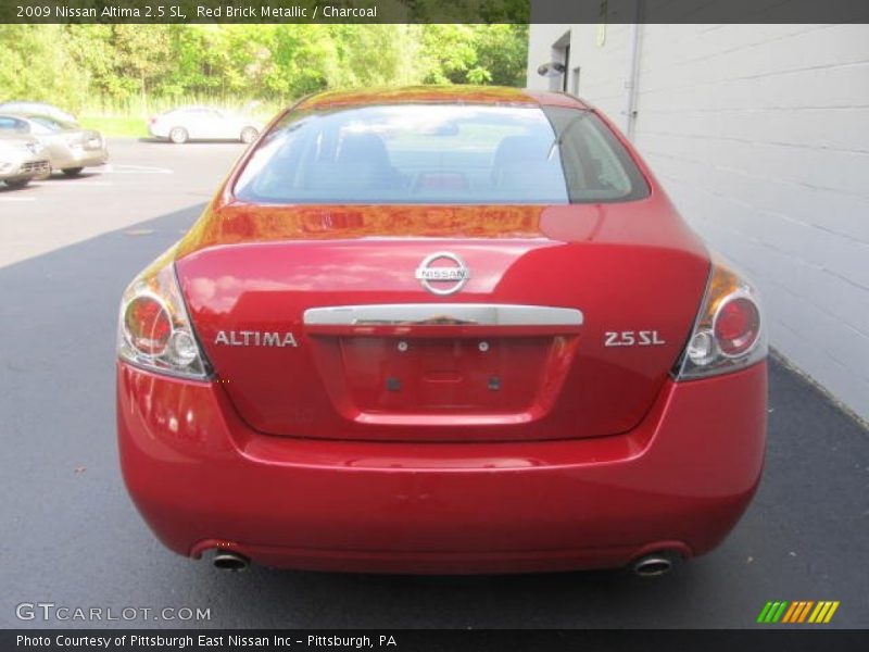 Red Brick Metallic / Charcoal 2009 Nissan Altima 2.5 SL