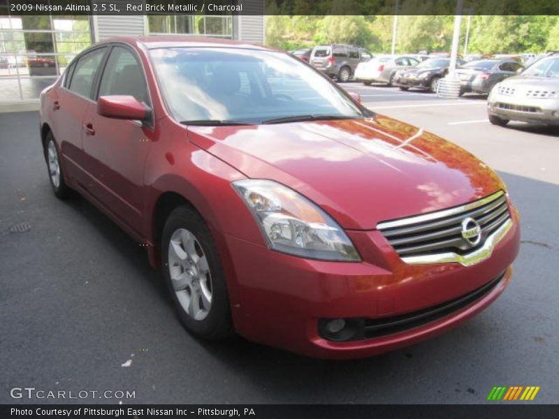 Red Brick Metallic / Charcoal 2009 Nissan Altima 2.5 SL