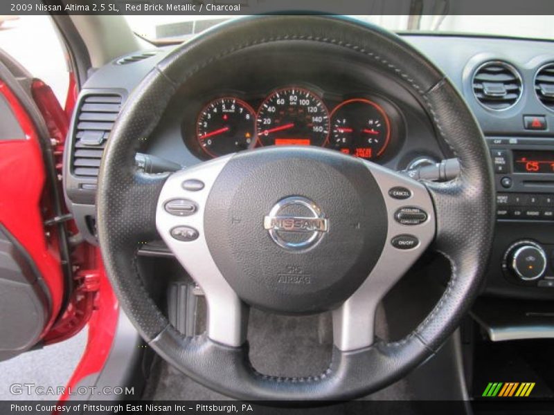 Red Brick Metallic / Charcoal 2009 Nissan Altima 2.5 SL