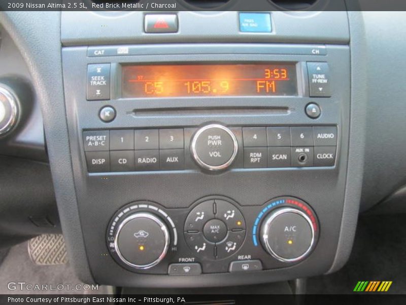 Red Brick Metallic / Charcoal 2009 Nissan Altima 2.5 SL