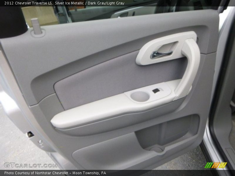 Silver Ice Metallic / Dark Gray/Light Gray 2012 Chevrolet Traverse LS