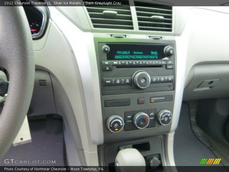 Silver Ice Metallic / Dark Gray/Light Gray 2012 Chevrolet Traverse LS