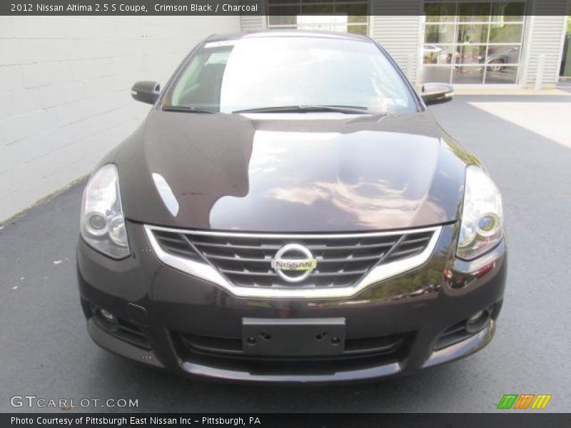 Crimson Black / Charcoal 2012 Nissan Altima 2.5 S Coupe