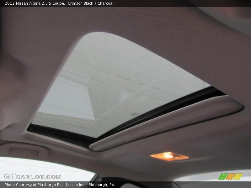Crimson Black / Charcoal 2012 Nissan Altima 2.5 S Coupe