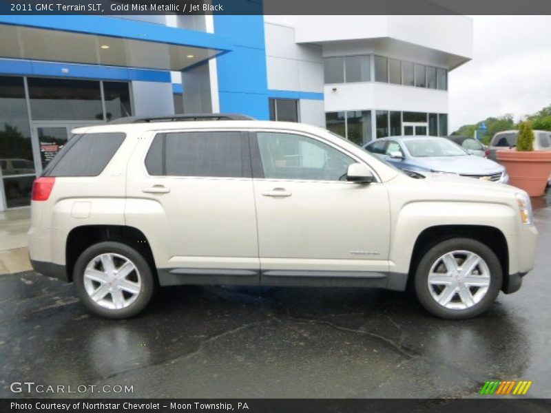 Gold Mist Metallic / Jet Black 2011 GMC Terrain SLT