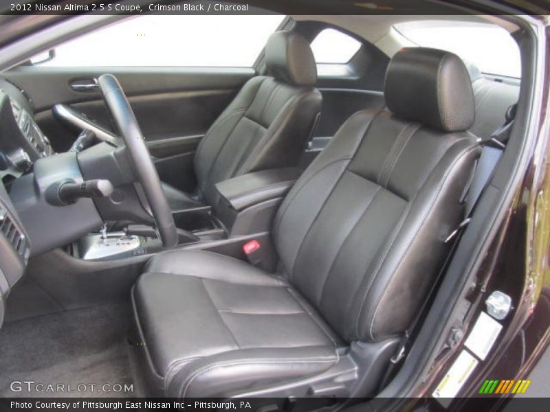 Crimson Black / Charcoal 2012 Nissan Altima 2.5 S Coupe