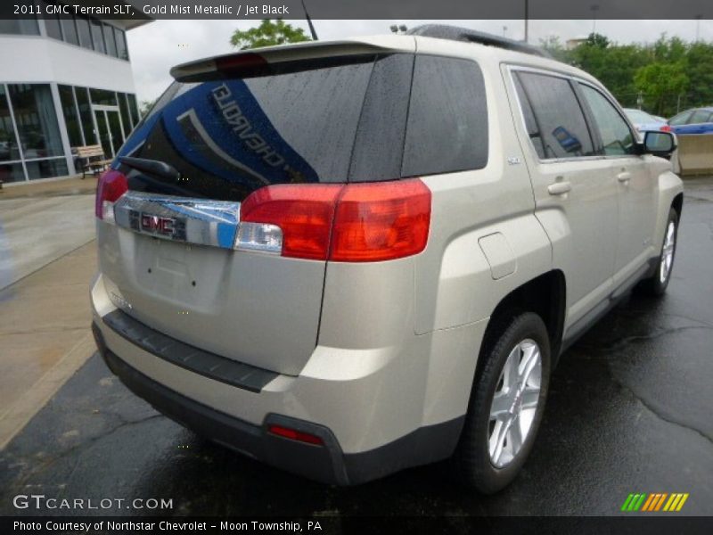 Gold Mist Metallic / Jet Black 2011 GMC Terrain SLT