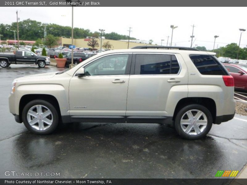 Gold Mist Metallic / Jet Black 2011 GMC Terrain SLT