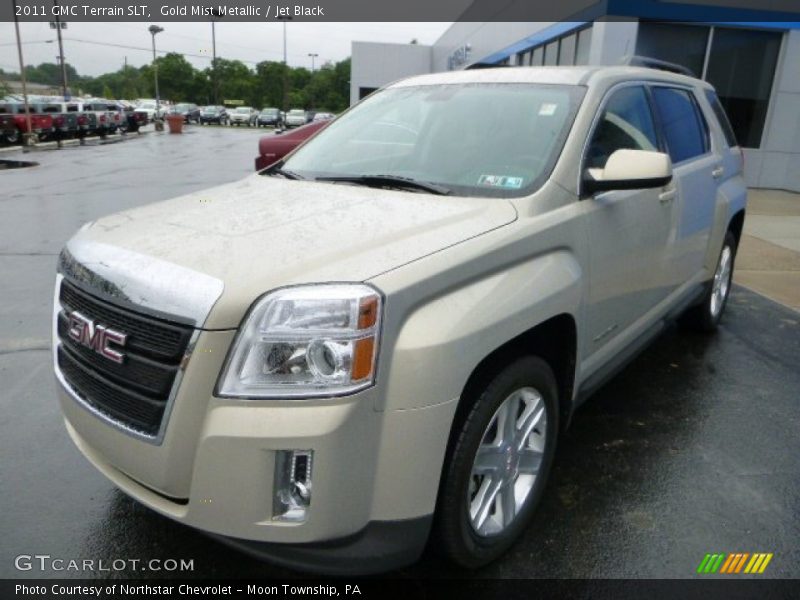 Gold Mist Metallic / Jet Black 2011 GMC Terrain SLT