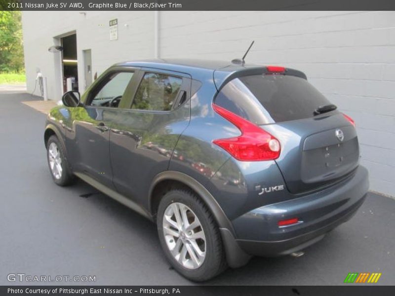 Graphite Blue / Black/Silver Trim 2011 Nissan Juke SV AWD