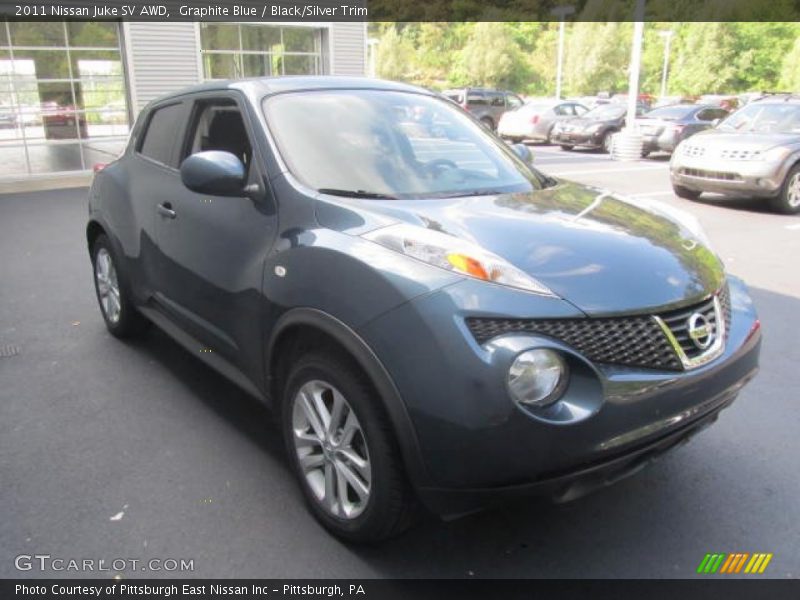 Graphite Blue / Black/Silver Trim 2011 Nissan Juke SV AWD