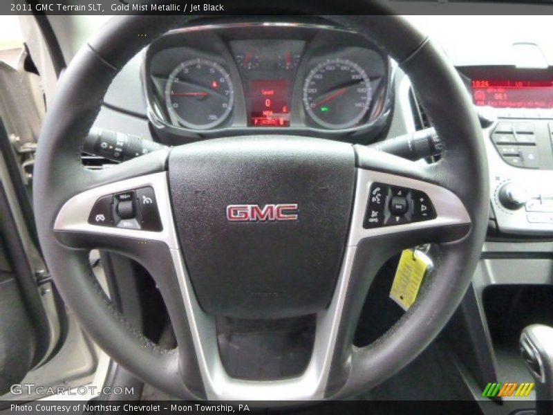 Gold Mist Metallic / Jet Black 2011 GMC Terrain SLT