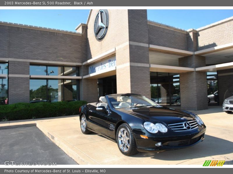 Black / Ash 2003 Mercedes-Benz SL 500 Roadster