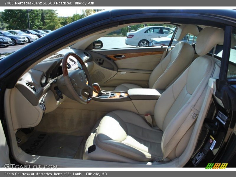 Black / Ash 2003 Mercedes-Benz SL 500 Roadster