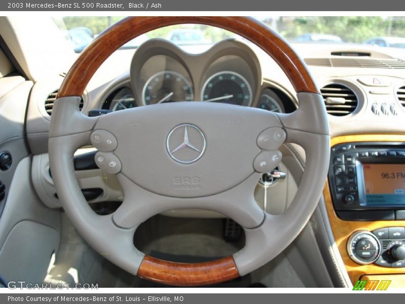 Black / Ash 2003 Mercedes-Benz SL 500 Roadster