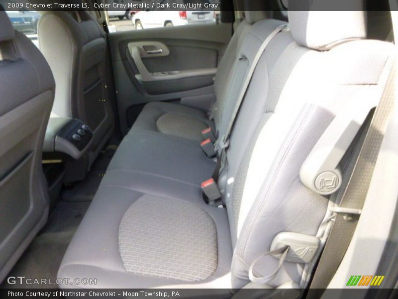 Cyber Gray Metallic / Dark Gray/Light Gray 2009 Chevrolet Traverse LS