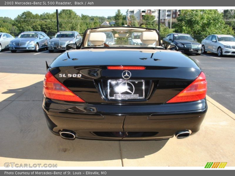 Black / Ash 2003 Mercedes-Benz SL 500 Roadster