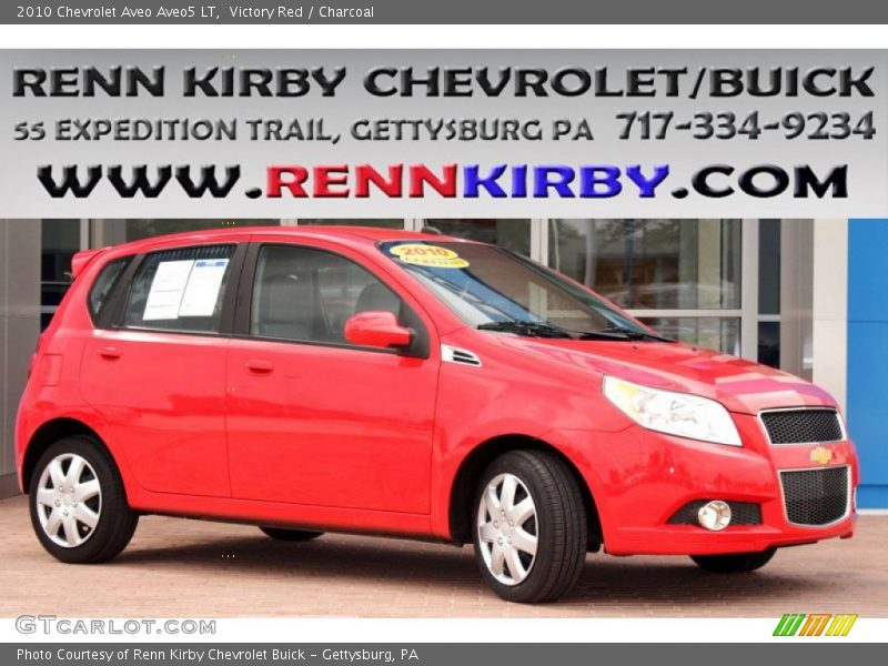 Victory Red / Charcoal 2010 Chevrolet Aveo Aveo5 LT