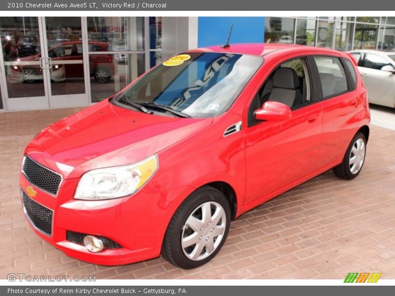 Victory Red / Charcoal 2010 Chevrolet Aveo Aveo5 LT