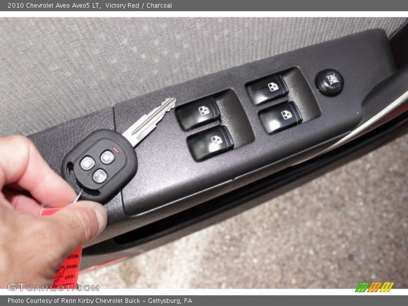Victory Red / Charcoal 2010 Chevrolet Aveo Aveo5 LT