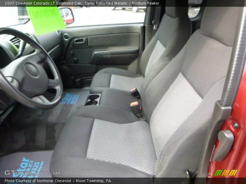 Deep Ruby Red Metallic / Medium Pewter 2007 Chevrolet Colorado LT Extended Cab
