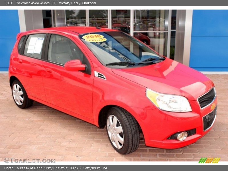 Victory Red / Charcoal 2010 Chevrolet Aveo Aveo5 LT