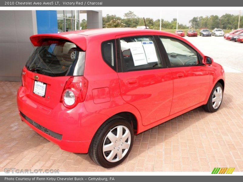 Victory Red / Charcoal 2010 Chevrolet Aveo Aveo5 LT