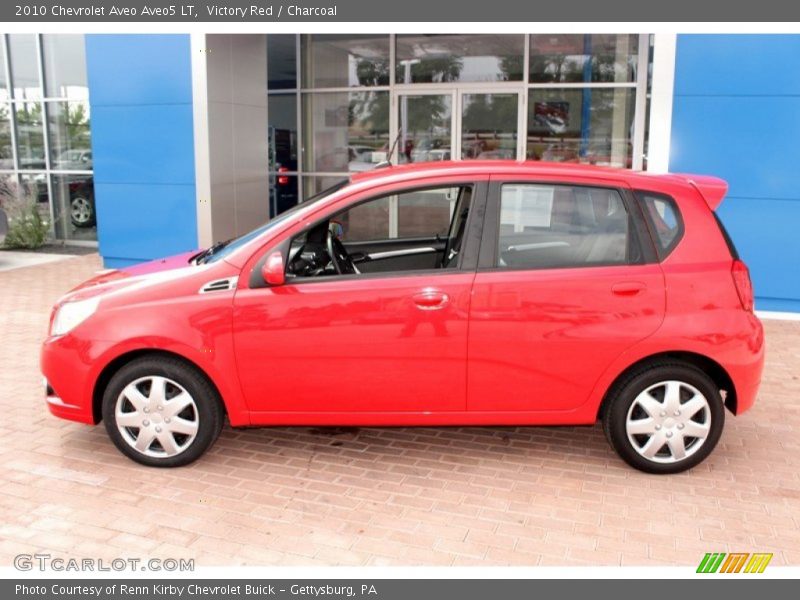 Victory Red / Charcoal 2010 Chevrolet Aveo Aveo5 LT