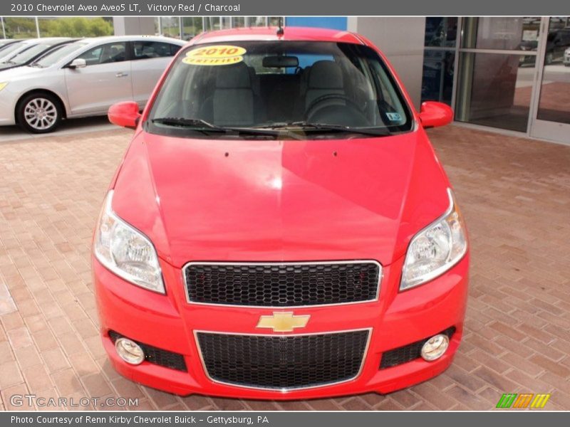 Victory Red / Charcoal 2010 Chevrolet Aveo Aveo5 LT