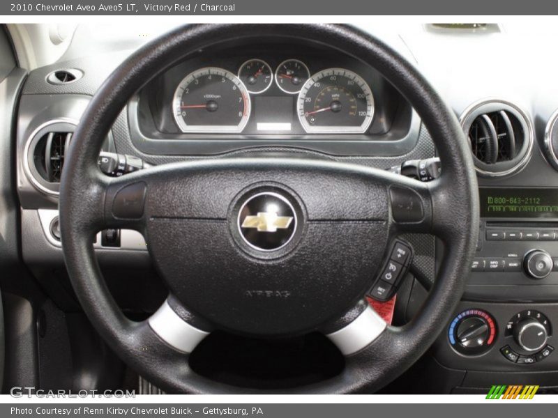 Victory Red / Charcoal 2010 Chevrolet Aveo Aveo5 LT