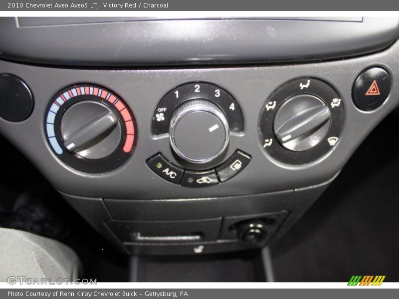 Victory Red / Charcoal 2010 Chevrolet Aveo Aveo5 LT