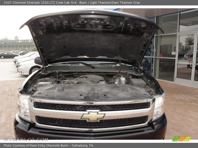 Black / Light Titanium/Dark Titanium Gray 2007 Chevrolet Silverado 1500 LTZ Crew Cab 4x4