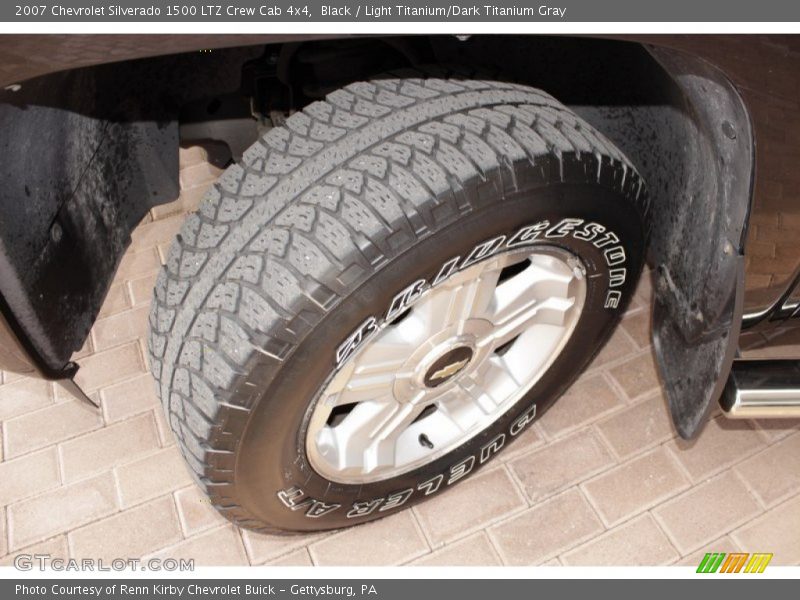Black / Light Titanium/Dark Titanium Gray 2007 Chevrolet Silverado 1500 LTZ Crew Cab 4x4
