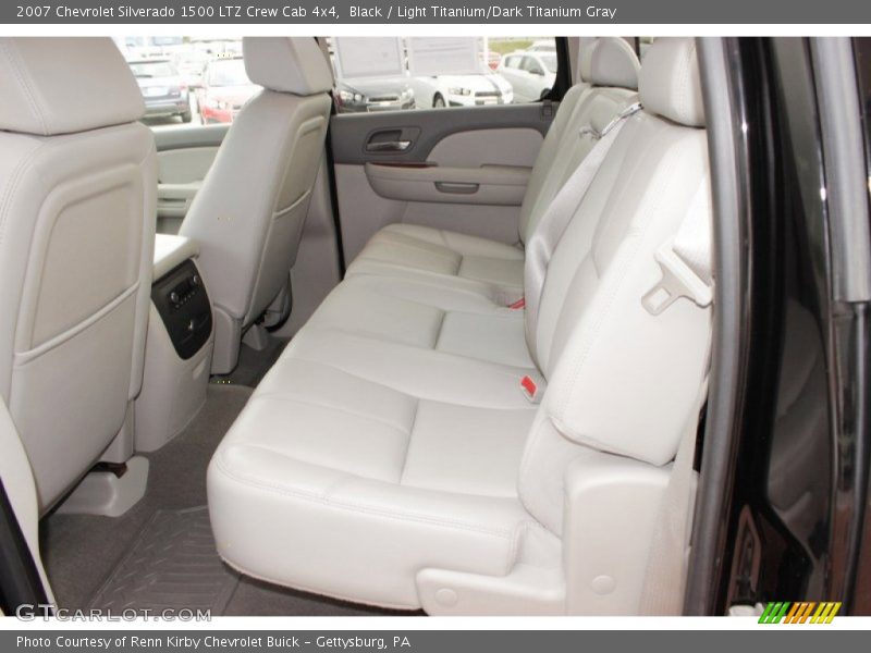 Black / Light Titanium/Dark Titanium Gray 2007 Chevrolet Silverado 1500 LTZ Crew Cab 4x4