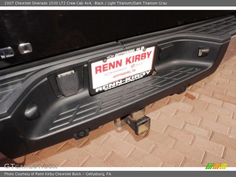 Black / Light Titanium/Dark Titanium Gray 2007 Chevrolet Silverado 1500 LTZ Crew Cab 4x4