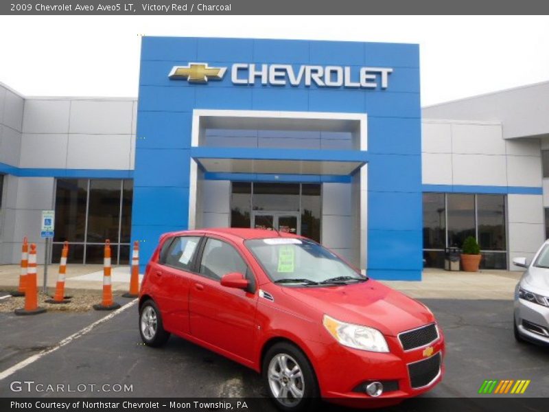 Victory Red / Charcoal 2009 Chevrolet Aveo Aveo5 LT