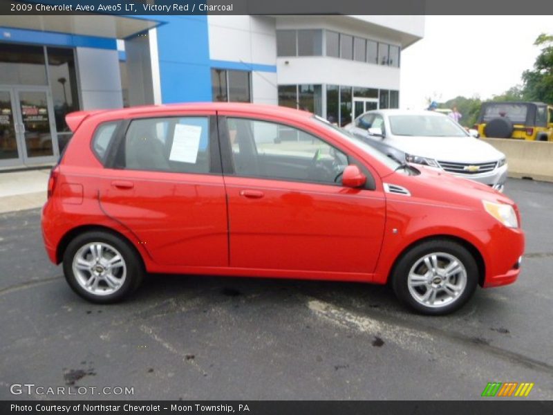Victory Red / Charcoal 2009 Chevrolet Aveo Aveo5 LT