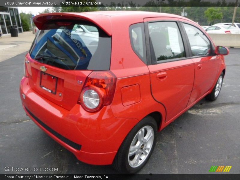 Victory Red / Charcoal 2009 Chevrolet Aveo Aveo5 LT