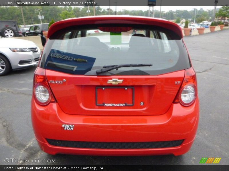 Victory Red / Charcoal 2009 Chevrolet Aveo Aveo5 LT