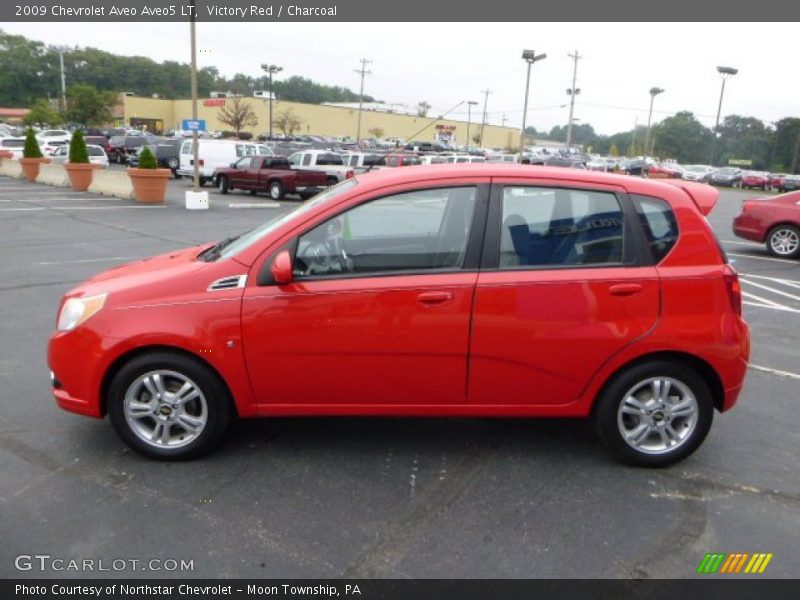 Victory Red / Charcoal 2009 Chevrolet Aveo Aveo5 LT