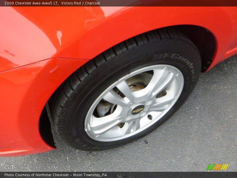 Victory Red / Charcoal 2009 Chevrolet Aveo Aveo5 LT