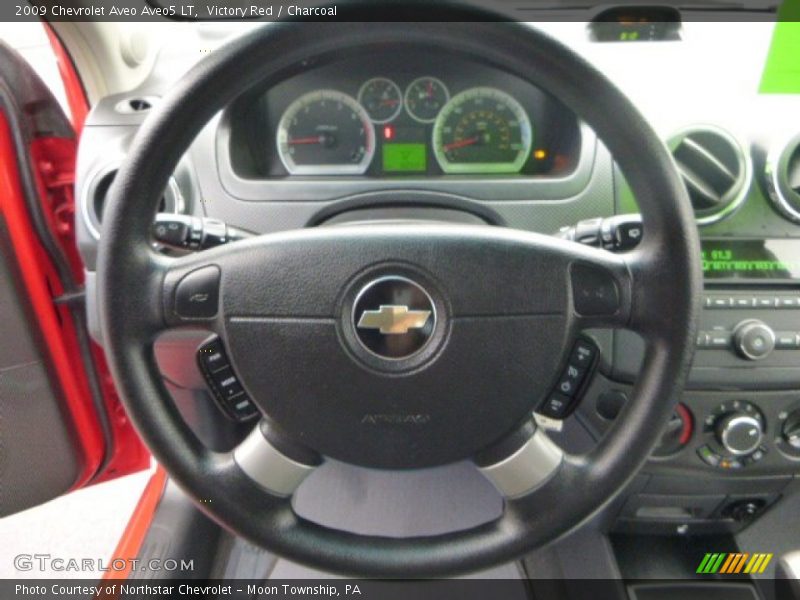 Victory Red / Charcoal 2009 Chevrolet Aveo Aveo5 LT