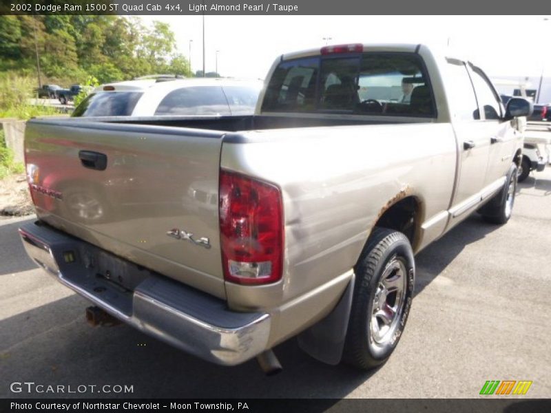 Light Almond Pearl / Taupe 2002 Dodge Ram 1500 ST Quad Cab 4x4