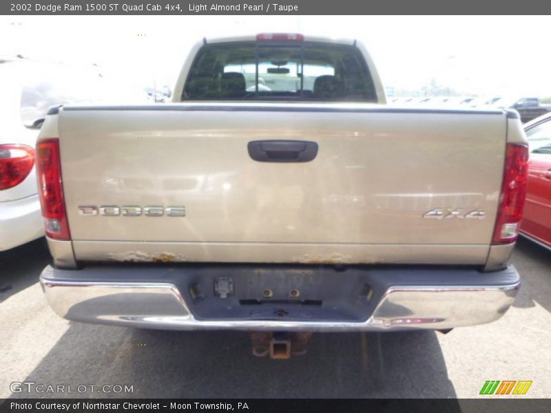 Light Almond Pearl / Taupe 2002 Dodge Ram 1500 ST Quad Cab 4x4