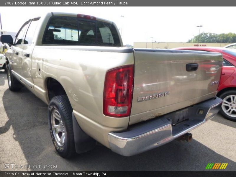 Light Almond Pearl / Taupe 2002 Dodge Ram 1500 ST Quad Cab 4x4