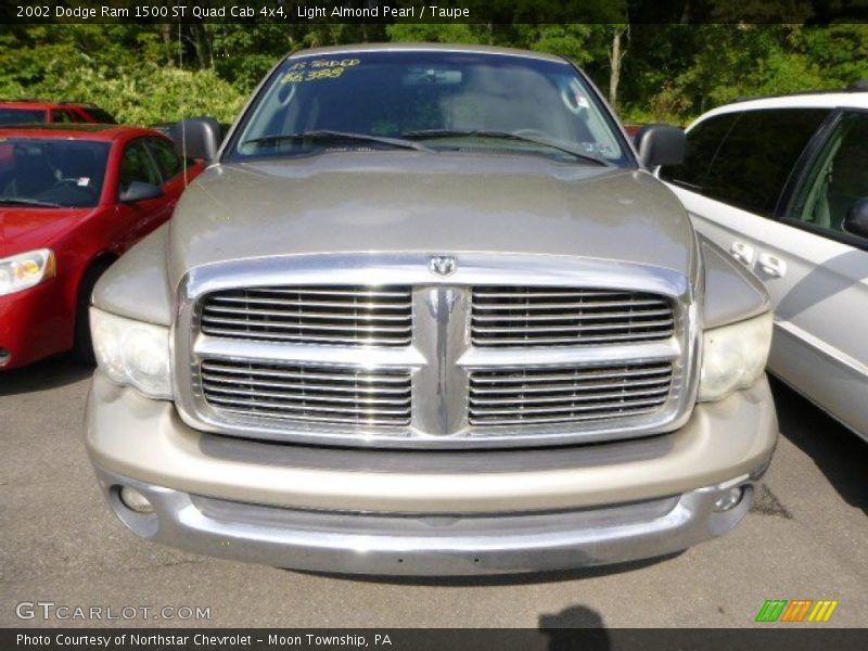Light Almond Pearl / Taupe 2002 Dodge Ram 1500 ST Quad Cab 4x4