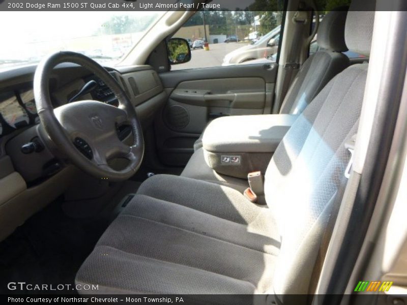 Light Almond Pearl / Taupe 2002 Dodge Ram 1500 ST Quad Cab 4x4
